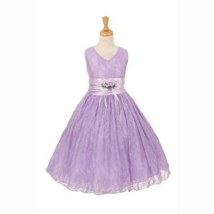 SHANIL SP2049 Lavender Dress size 10